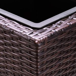 Produktbild für Pflanzkasten CASARIA Sichtschutz braun