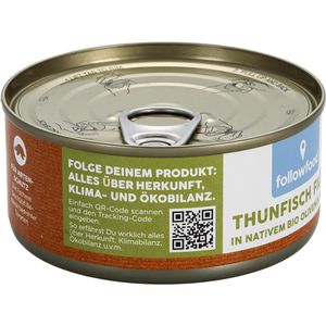 Produktbild für Fischkonserve followfood Thunfisch-Filets