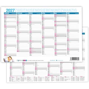 Produktbild für Tafelkalender itenga 33104452, mit Ferienübersicht