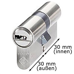 Produktbild für Schließzylinder Abus Bravus 2000, mit 9 Schlüsseln