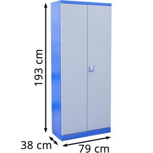 Produktbild für Werkzeugschrank Güde Typ Universal, aus Metall, blau / grau