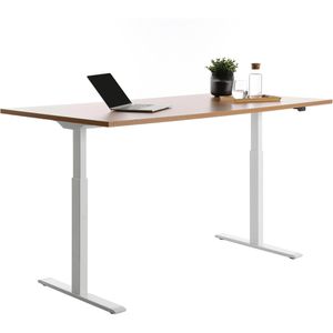 Produktbild für Schreibtisch Topstar E-Table, buche / weiß
