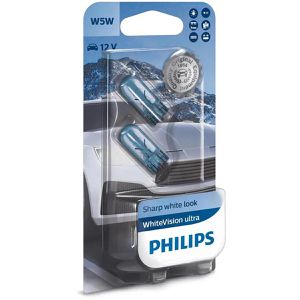 Produktbild für Auto-Lampe Philips WhiteVision ultra, 4200 Kelvin, W5W