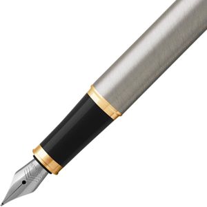 Produktbild für Füller Parker IM Brushed Metal G.C., Feder M
