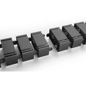 Produktbild für Kabelführung Digitus DA 90505, zum Anschrauben, schwarz