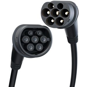 Produktbild für Elektroauto-Ladekabel go-e Black Edition, IP55, 5 m