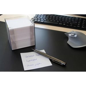 Produktbild für Zettelbox Idena 11184, transparent, 9,6 x 9,6 cm