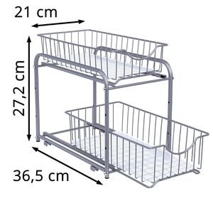 Produktbild für Küchenregal Songmics KCS017E01, silber