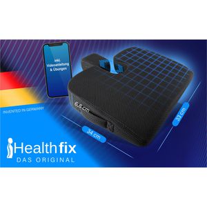 Produktbild für Keilkissen Healthfix medium, 100351, schwarz