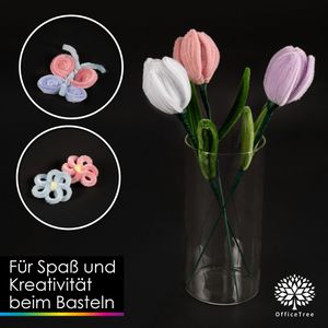 Produktbild für Pfeifenreiniger OfficeTree 7798 Chenilledraht