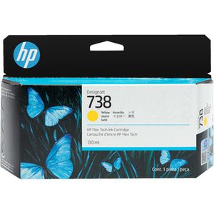 Tinte HP 738, 498N7A gelb