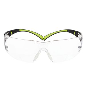 Produktbild für Schutzbrille 3M SecureFit Leseschutz, schwarz-grün,Bügelbrille