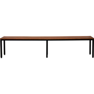 Produktbild für Umkleidebank G-Office SRB, Sitzfläche Holz, 150 cm