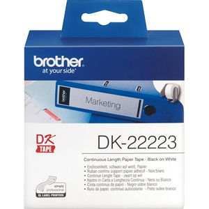 Produktbild für Brother-Etiketten Brother DK-22223, weiß