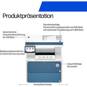 Produktbild für Multifunktionsgerät HP LaserJet Enterprise MFP 5601dn