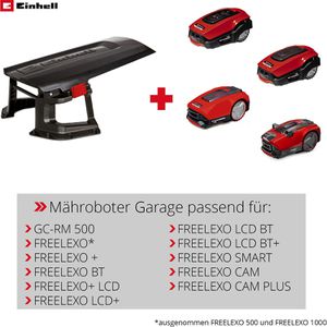 Produktbild für Mähroboter-Garage Einhell 3414024, aus Kunststoff