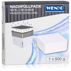 Wenko Luftentfeuchter 50260100, 500g, Nachfüllpack für Raumentfeuchter  Cube, bis 40m³ – Böttcher AG