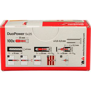 Produktbild für Dübel Fischer 535452, Duopower 2 Komponenten-Dübel