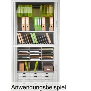 Produktbild für Rollladenschrank Paperflow aus Metall und Kunststoff