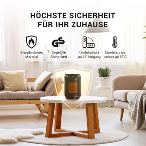 Produktbild für Heizlüfter LEBENLANG LBE0279, mit 3 Stufen bis 2000 Watt