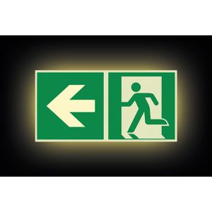 Produktbild für Hinweisschild Abtec ISO 7010 E001+E005 Aluminium