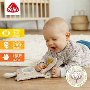 Produktbild für Motorikspielzeug Fehn 046076, Stoffbuch Schaf Natur