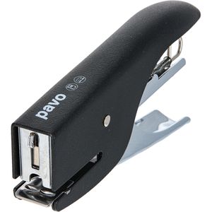 Produktbild für Heftzange Pavo 8005390, aus Metall, schwarz