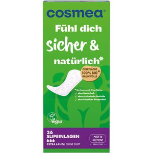 Slipeinlagen Cosmea Bio Extra Lang