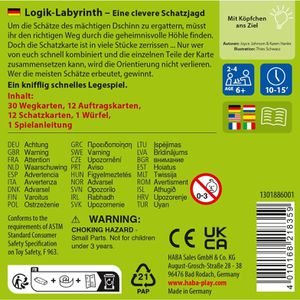 Produktbild für Kartenspiel Haba 1301886001, Logik-Labyrinth