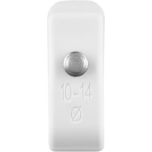 Produktbild für Nagelschellen REV-Ritter Expressschelle, aus Kunststoff, weiß