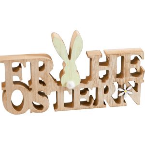 Osterdeko Heitmann-Deco 662835100, Schriftzug Frohe Ostern