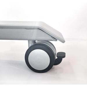 Produktbild für Schreibtisch Kerkmann Move mobile, lichtgrau / silber