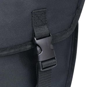 Produktbild für Gepäckträgertasche vidaXL 93252, schwarz, 21 Liter