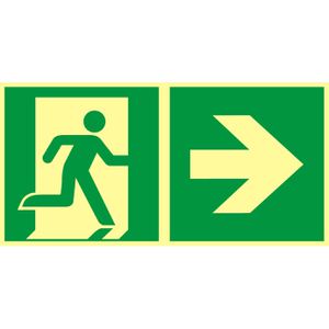 Produktbild für Hinweisschild Abtec ISO 7010 E002+E005 Kunststoff