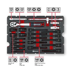 Produktbild für Werkzeugkoffer Einhell E-Case KFZ, 370515