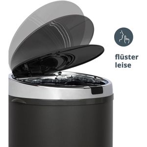Produktbild für Mülleimer Les-Collectors N235, Sensor, dunkelgrau