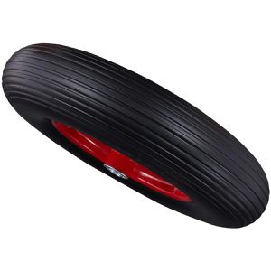 Produktbild für Schubkarrenrad Arebos 4.80/4.00-8, pannensicher Vollgummi