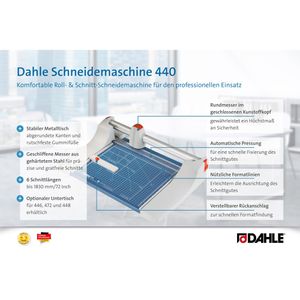 Produktbild für Rollenschneider Dahle 440, A4