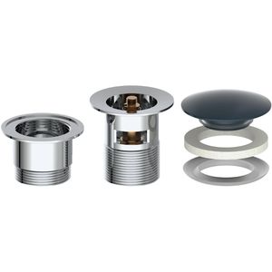 Produktbild für Ablaufgarnitur Kirchhoff PopUp Ventil, aus Messing