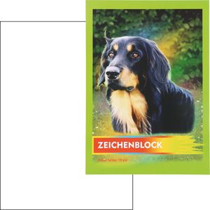 Böttcher-AG Zeichenblock Hund A3, 100 g/m², weiß, 10 Blatt