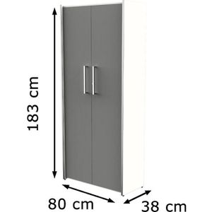 Produktbild für Aktenschrank Kerkmann start up, aus Holz