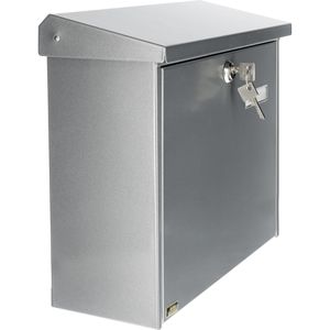 Produktbild für Briefkasten Burg-Wächter Comfort 913 Si, silber, aus Stahl