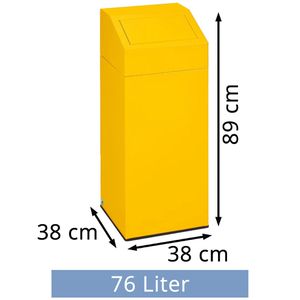 Produktbild für Mülleimer VAR 1244, gelb