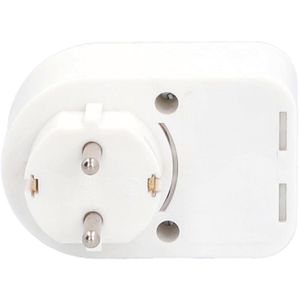 Produktbild für Steckdosenadapter Unitec 800719, weiß