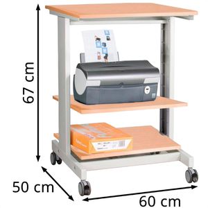 Produktbild für Computertisch Twinco 6860-0, Twin Click