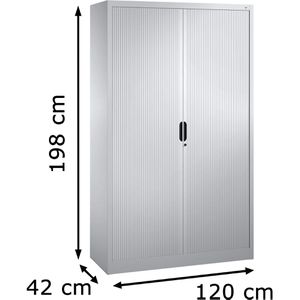 Produktbild für Rollladenschrank CP-Möbel Omnispace, aus Metall