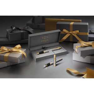 Produktbild für Füller Parker IM Brushed Metal G.C., Feder M