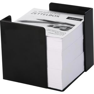 Zettelbox Böttcher-AG schwarz, 9,3 x 9,3 cm