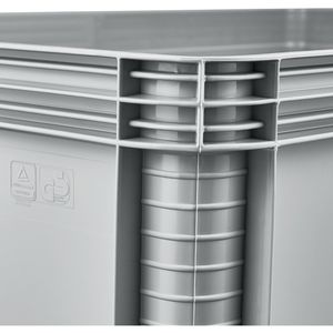Produktbild für Eurobox Keeeper Robert, grau, 64 Liter, lebensmittelecht