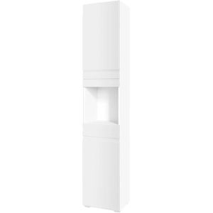 Produktbild für Badschrank Vicco Fredd, mit 4 Füßen, weiß hochglanz